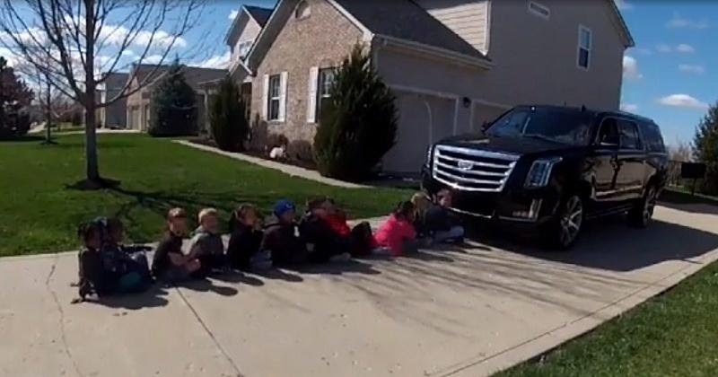 None of These Kids Can Be Seen by the Driver